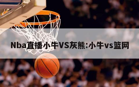 Nba直播小牛VS灰熊:小牛vs篮网